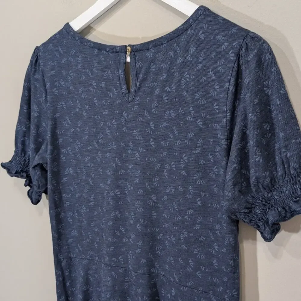 Toad & Co. Laurel Dress Blue CottageCore Coastal KidCore Feminine - Size M